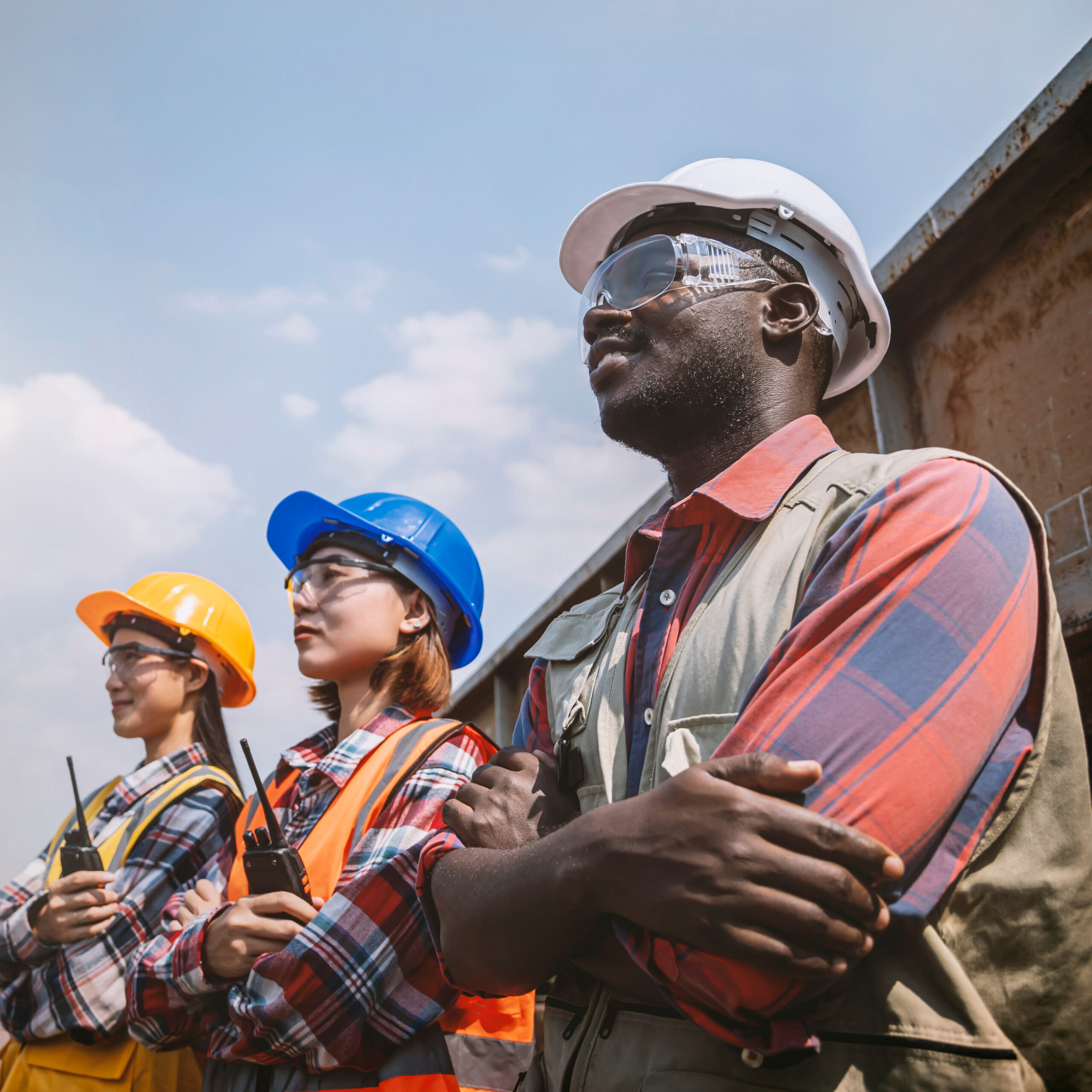 Construction team